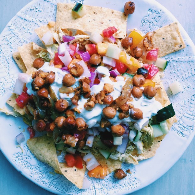 its greek to me nachos