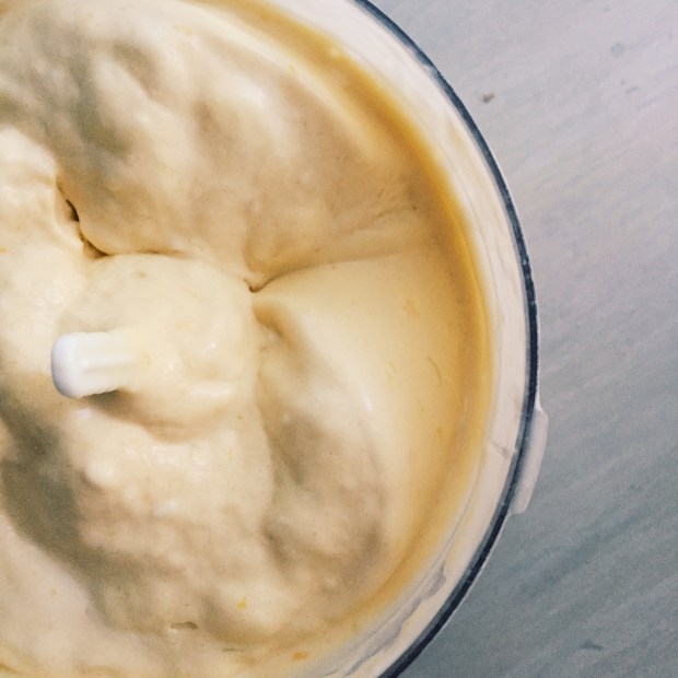 mangos + coconut milk