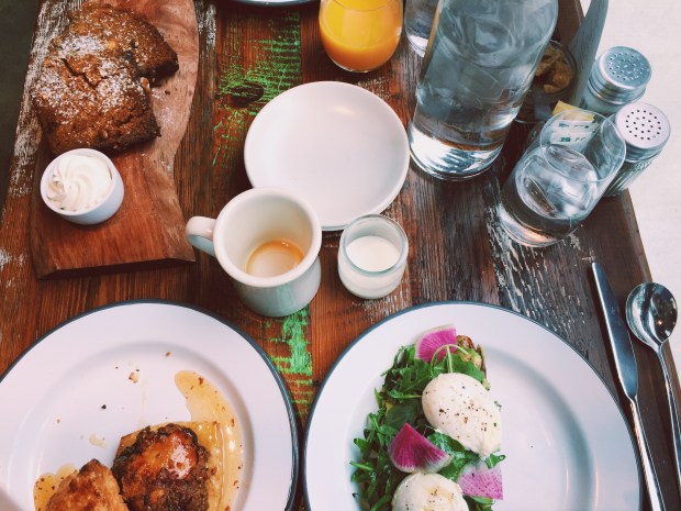 my poor attempt to photograph what we ate. it was so delicious i didn't care if it was properly captured.